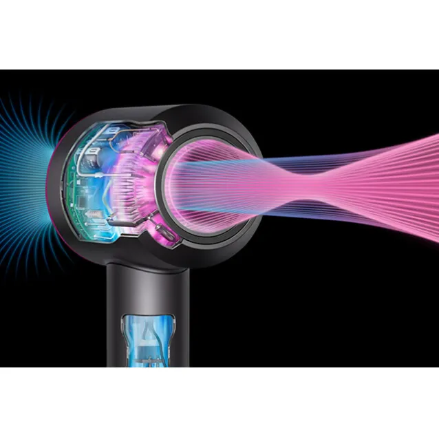 DYSON ASCIUGACAPELLI HD07 SUPERSONIC HAIR DRYER 1600W GRIGIO/FUCSIA RICONDIZIONATO