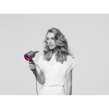 DYSON ASCIUGACAPELLI HD07 SUPERSONIC HAIR DRYER 1600W GRIGIO/FUCSIA RICONDIZIONATO