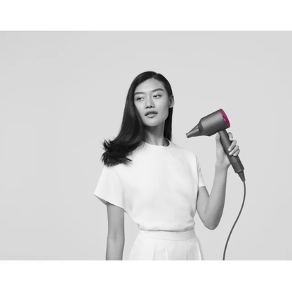 DYSON ASCIUGACAPELLI HD07 SUPERSONIC HAIR DRYER 1600W GRIGIO/FUCSIA RICONDIZIONATO