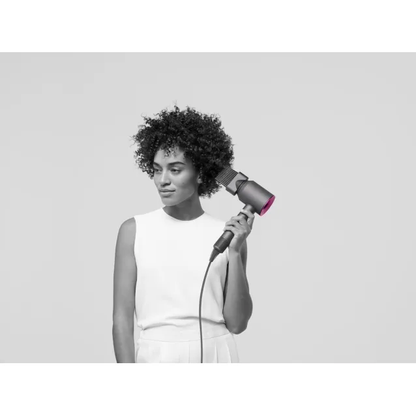 DYSON ASCIUGACAPELLI HD07 SUPERSONIC HAIR DRYER 1600W GRIGIO/FUCSIA RICONDIZIONATO