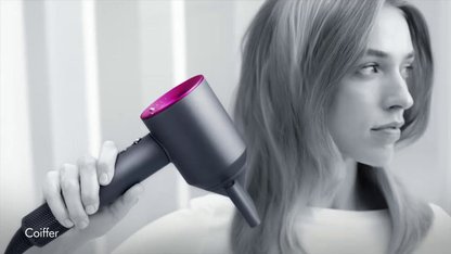 DYSON ASCIUGACAPELLI HD07 SUPERSONIC HAIR DRYER 1600W GRIGIO/FUCSIA RICONDIZIONATO